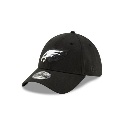 Philadelphia Eagles Gorra | New Era NFL Logo Elements 2.0 39thirty Stretch Fit Cap Mexico - Negros
